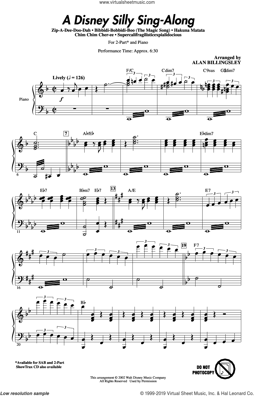 A Disney Silly Sing-Along