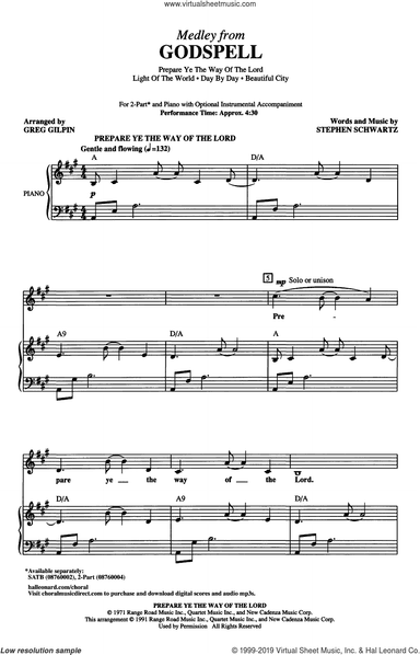 Godspell Medley (arr. Greg Gilpin)