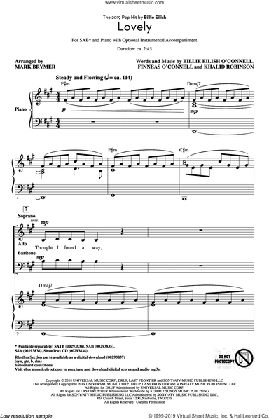 Lovely (from 13 Reasons Why) (arr. Mark Brymer)