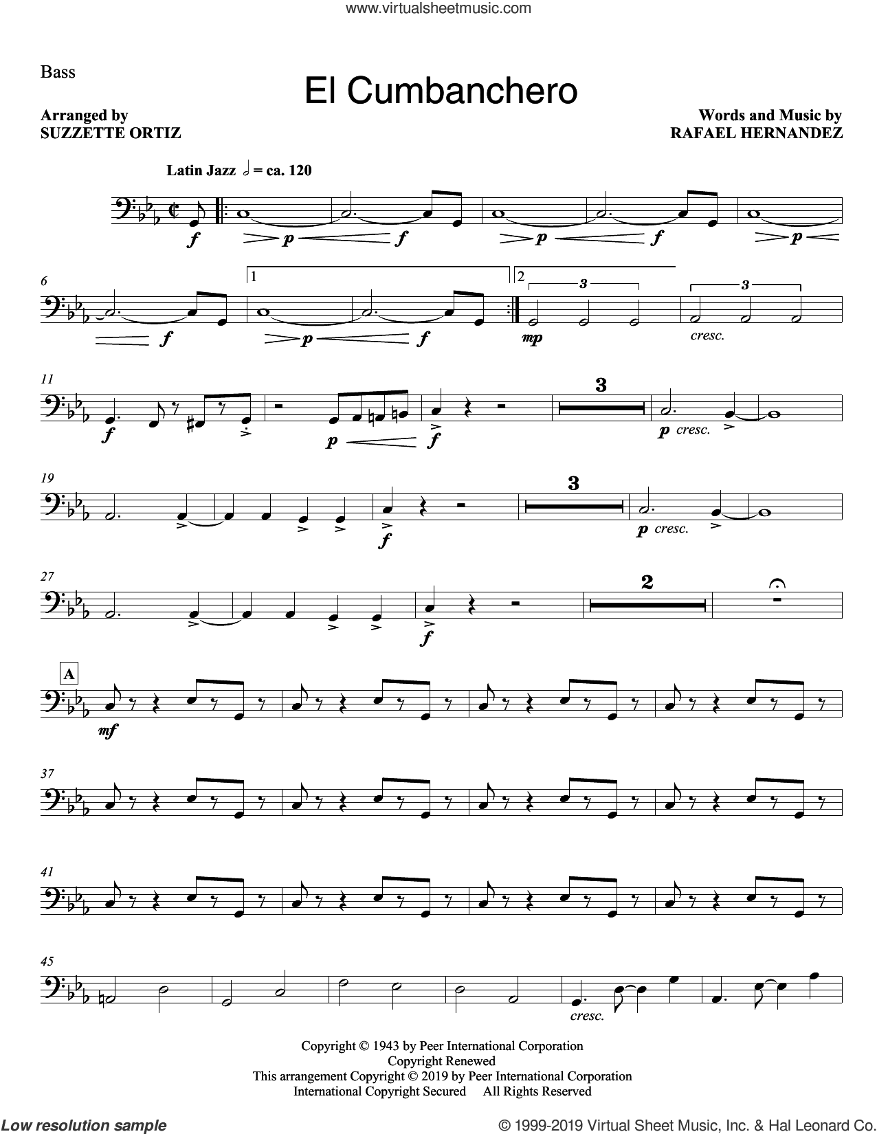 El Cumbanchero (arr. Suzette Ortiz) (complete set of parts)