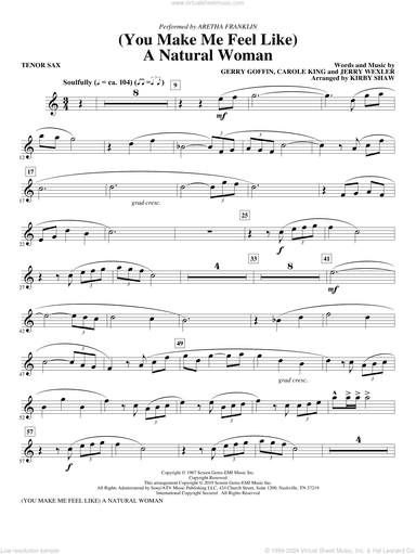 (You Make Me Feel Like) A Natural Woman (arr. Kirby Shaw)