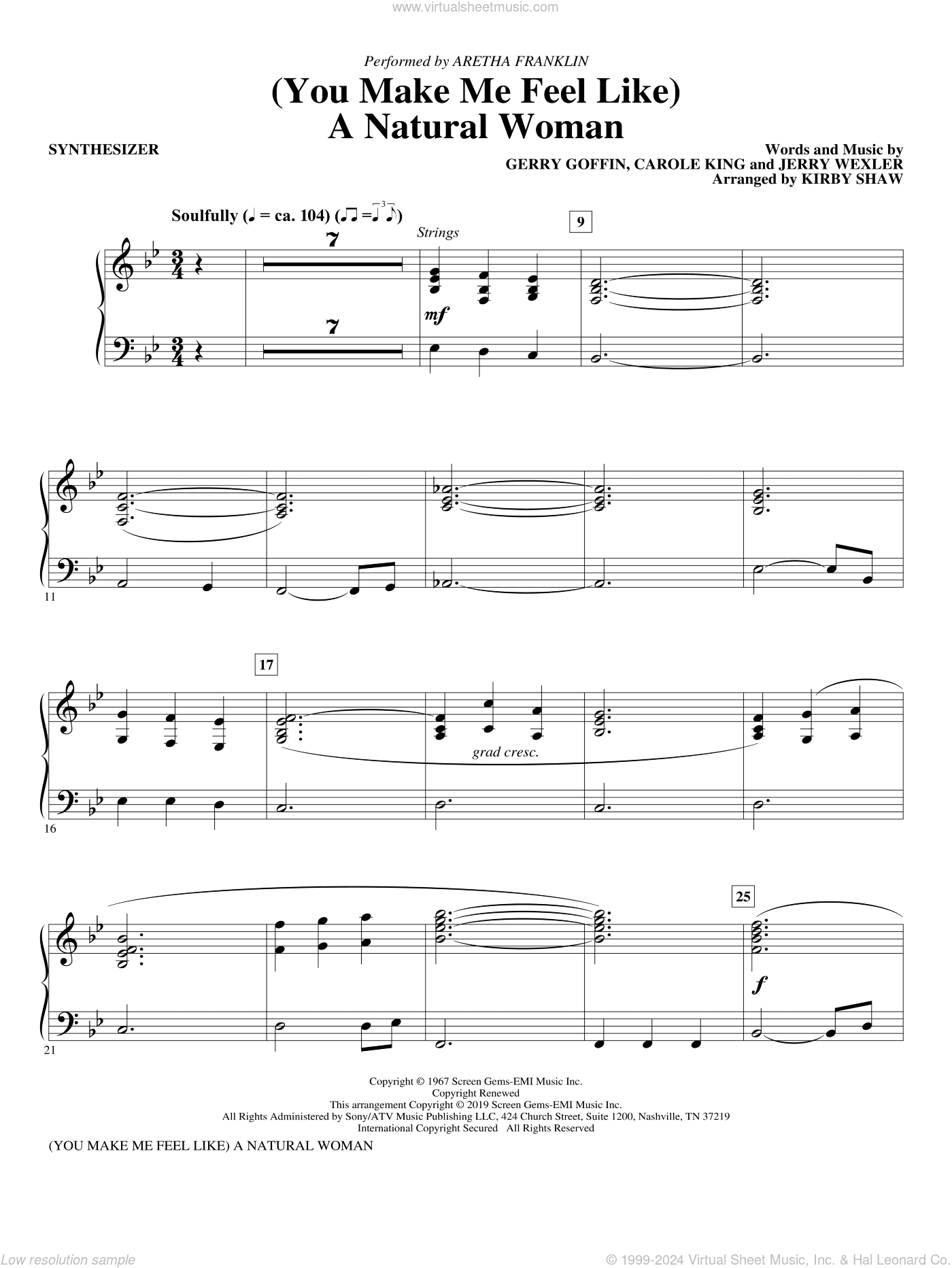 (You Make Me Feel Like) A Natural Woman (arr. Kirby Shaw)