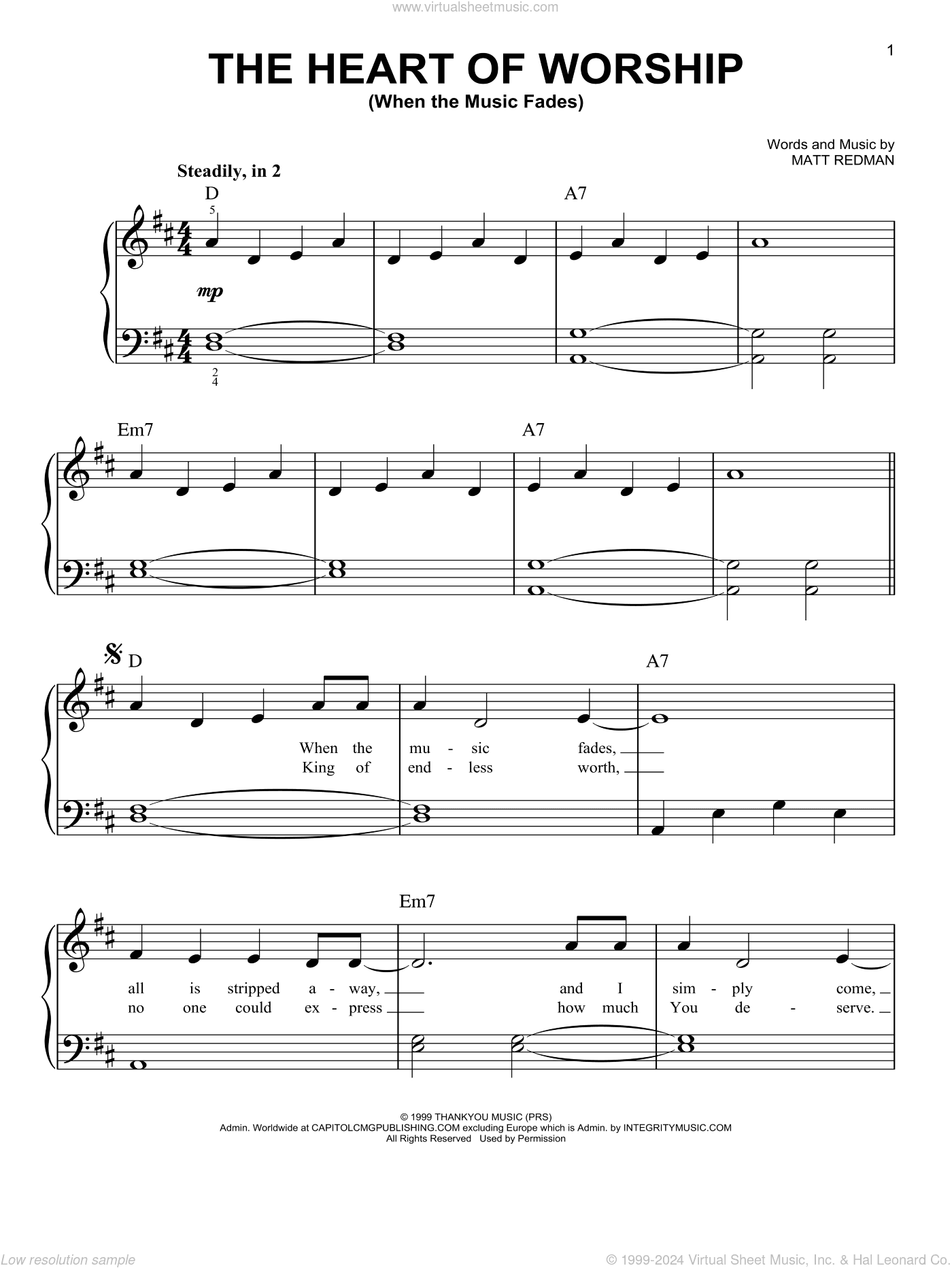 The Heart Of Worship (When The Music Fades)