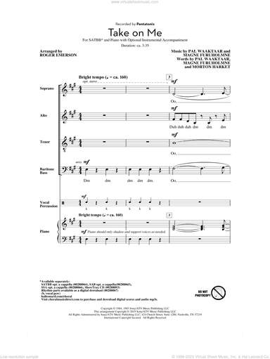 Take On Me (arr. Roger Emerson)