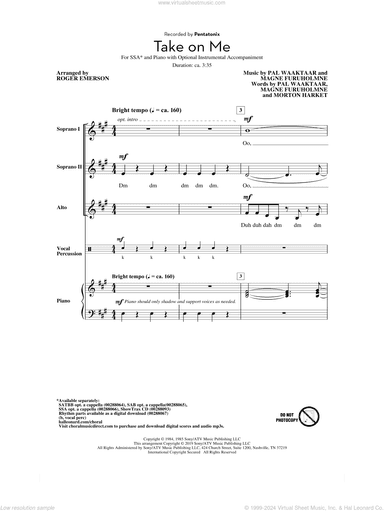 Take On Me (arr. Roger Emerson)