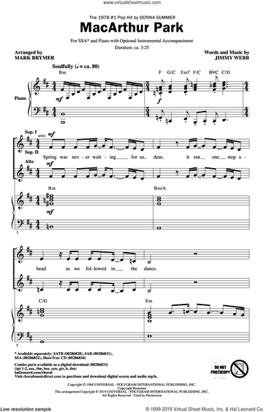 MacArthur Park (arr. Mark Brymer)