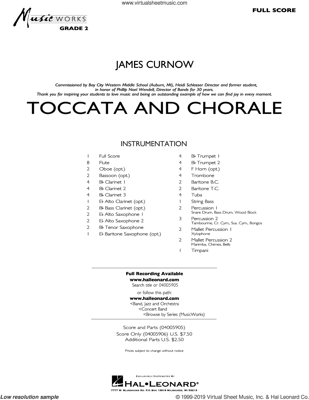 Toccata and Chorale (COMPLETE)