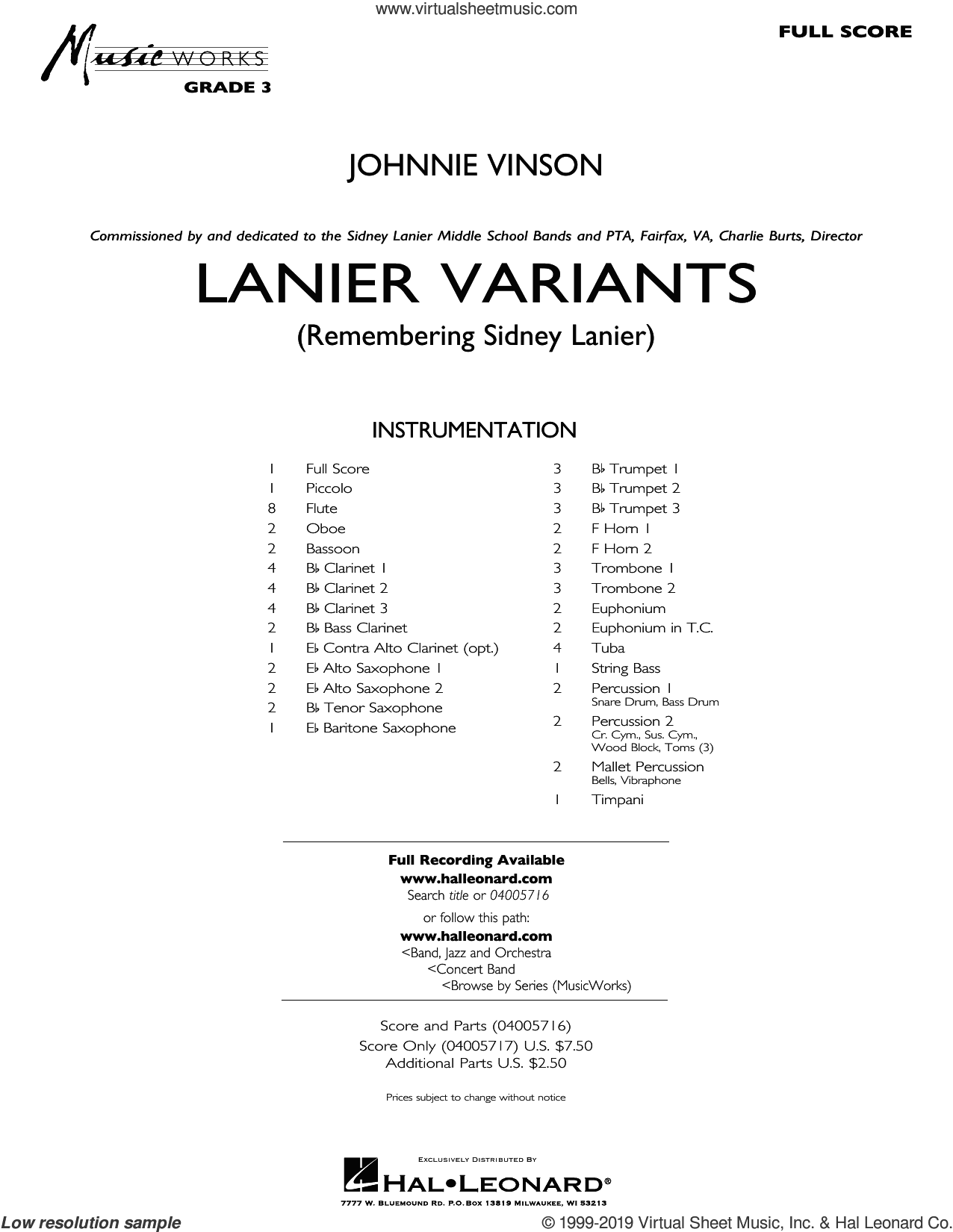 Lanier Variants (COMPLETE)