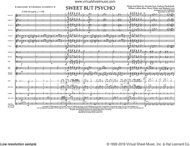 Sweet But Psycho (arr. Jay Dawson) (COMPLETE)