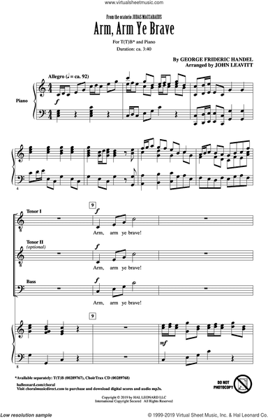 Arm, Arm Ye Brave (arr. John Leavitt)