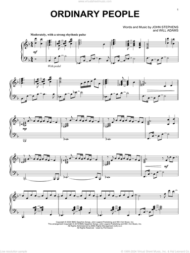 Ordinary People, (intermediate)