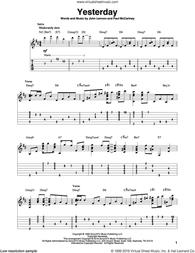 Yesterday (arr. Bill LaFleur)