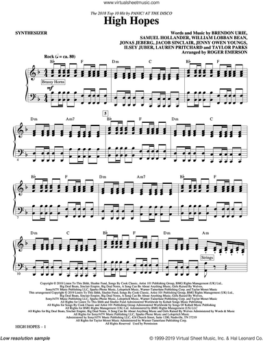 High Hopes (arr. Roger Emerson) (complete set of parts)