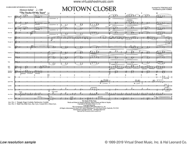 Motown Closer (arr. Tom Wallace) (COMPLETE)