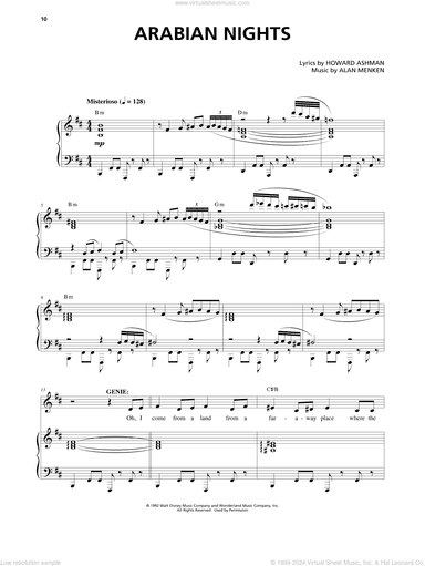 Arabian Nights (from Aladdin: The Broadway Musical)