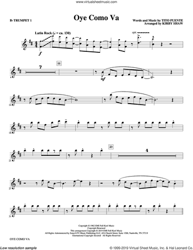 Oye Como Va (arr. Kirby Shaw) (complete set of parts)