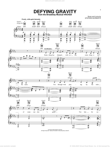 Defying Gravity (from Wicked)