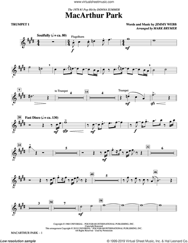MacArthur Park (arr. Mark Brymer) (complete set of parts)