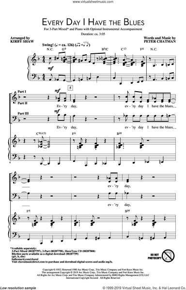 Every Day I Have The Blues (arr. Kirby Shaw)