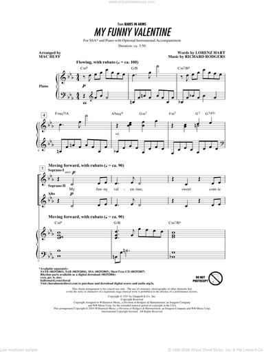 My Funny Valentine (arr. Mac Huff)
