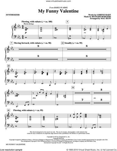 My Funny Valentine (arr. Mac Huff) (complete set of parts)