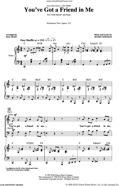 You've Got A Friend In Me (from Toy Story) (arr. Mac Huff)