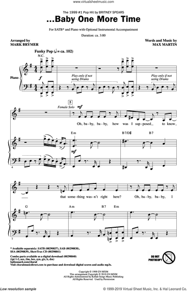 ...Baby One More Time (arr. Mark Brymer)
