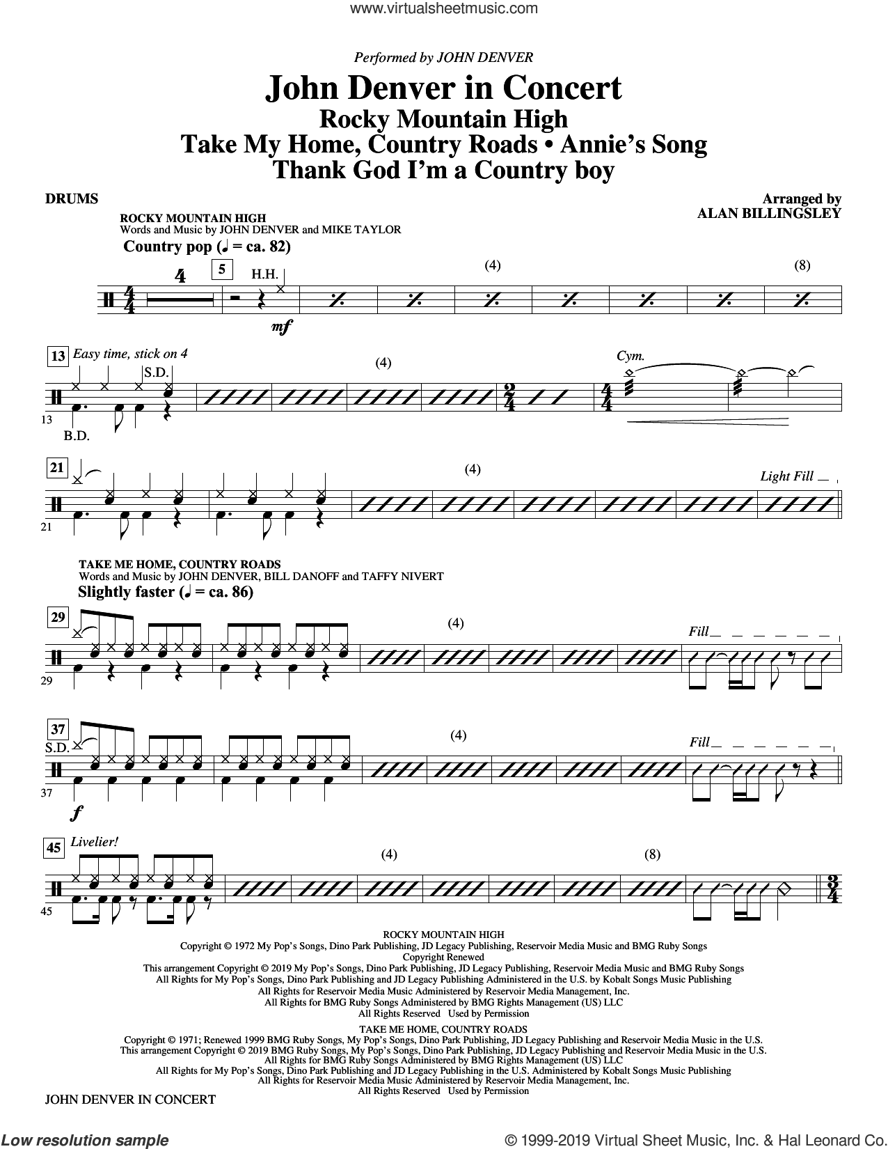 John Denver in Concert (arr. Alan Billingsley)