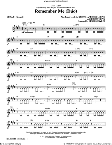 Remember Me (Duo) (from Coco) (arr. Audrey Snyder)