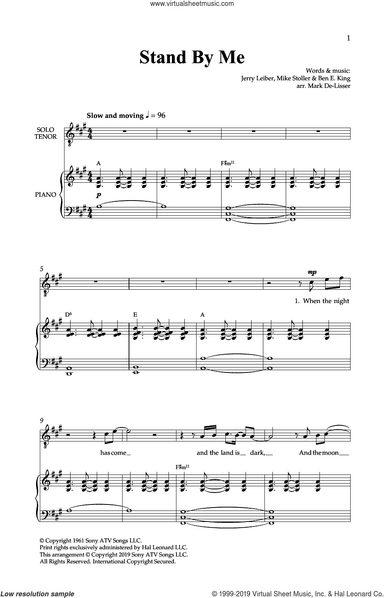 Stand By Me (Royal Wedding Version) (arr. Mark De-Lisser)