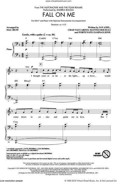 Fall On Me (from The Nutcracker and the Four Realms) (arr. Mac Huff)