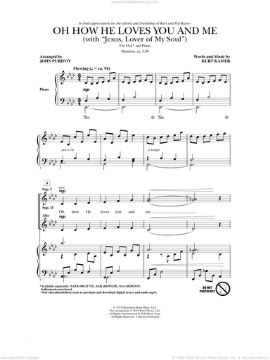 Oh How He Loves You And Me (with "Jesus, Lover Of My Soul")