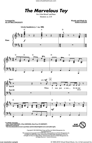 The Marvelous Toy (arr. Alan Billingsley)
