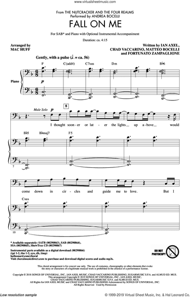 Fall On Me (from The Nutcracker and the Four Realms) (arr. Mac Huff)