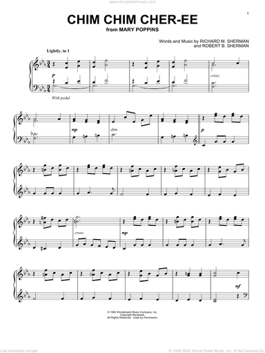 Chim Chim Cher-ee (from Mary Poppins)