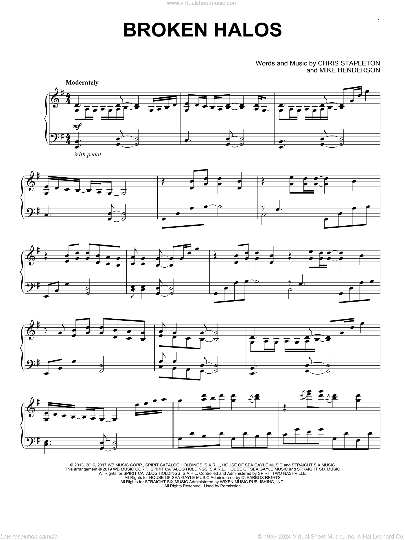Broken Halos, (intermediate)