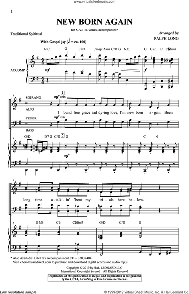 New Born Again (arr. Ralph Long)