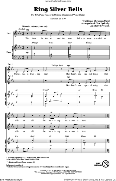 Ring Silver Bells (arr. Audrey Snyder)