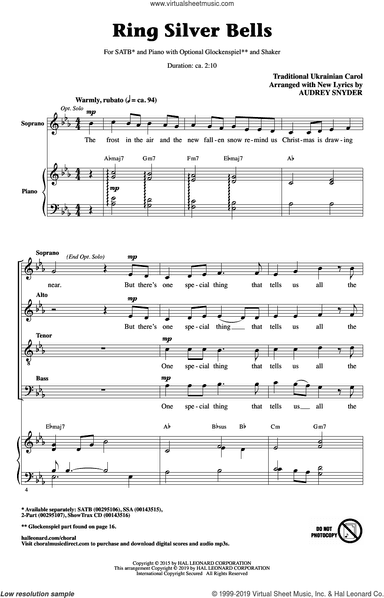 Ring Silver Bells (arr. Audrey Snyder)