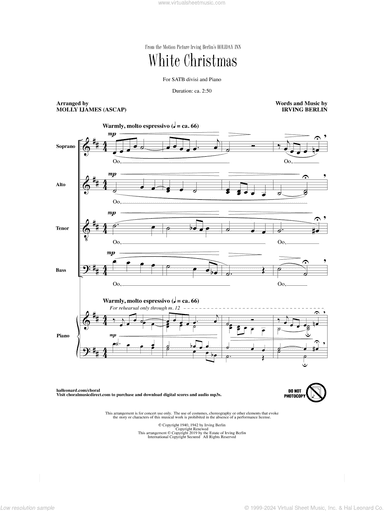 White Christmas (from Holiday Inn) (arr. Molly Ijames)