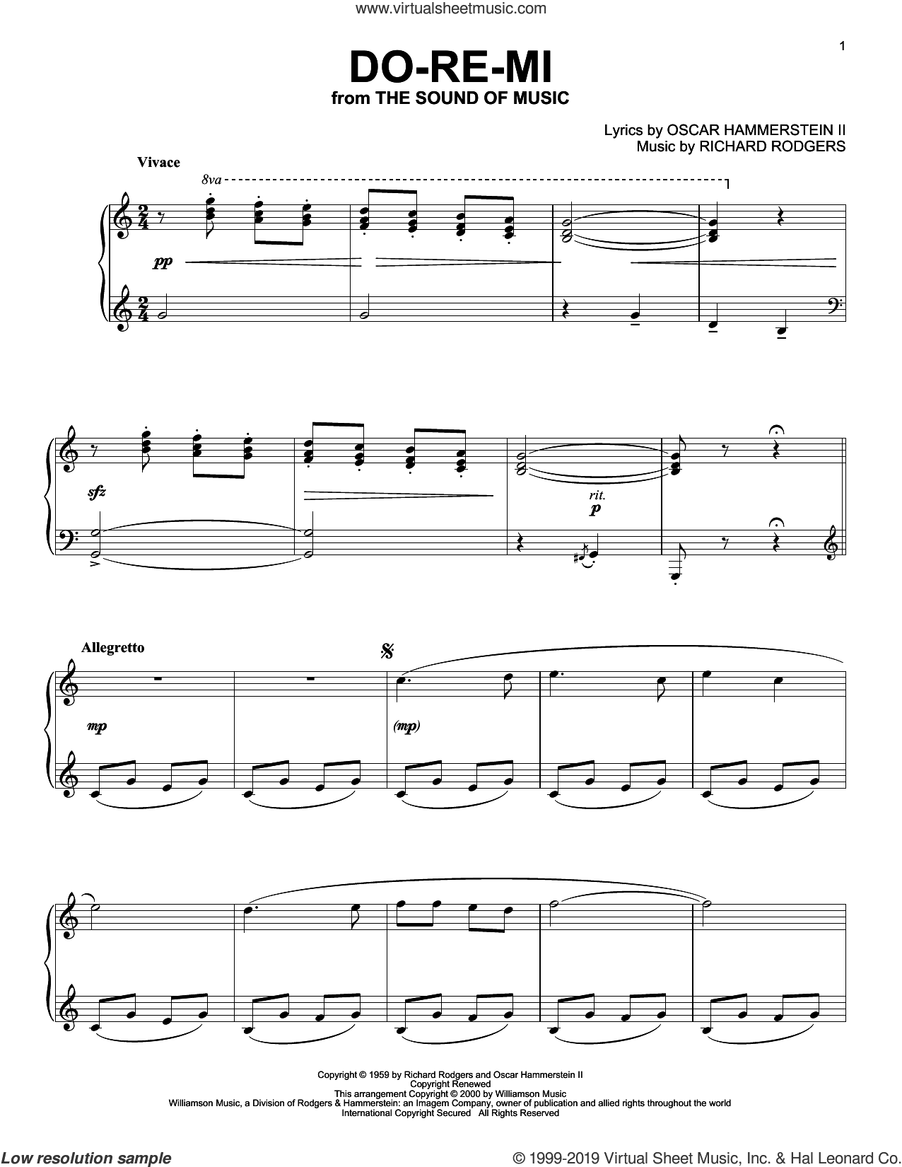 Do-Re-Mi (from The Sound of Music) (arr. Phillip Keveren)