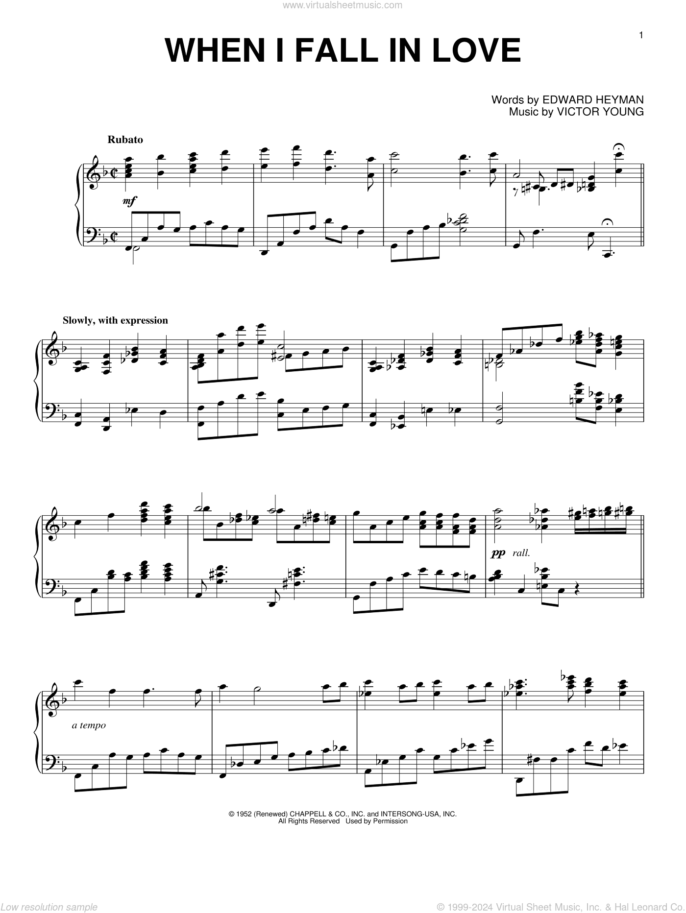When I Fall In Love [Jazz version] (arr. Brent Edstrom)