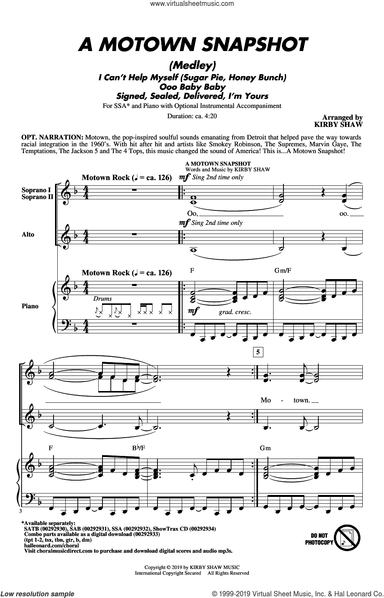 A Motown Snapshot (Medley)