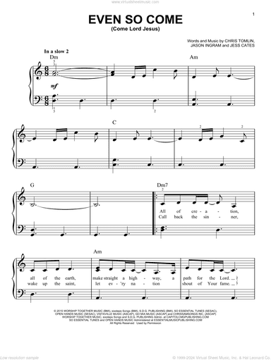 Even So Come (Come Lord Jesus) (feat. Kristian Stanfill)