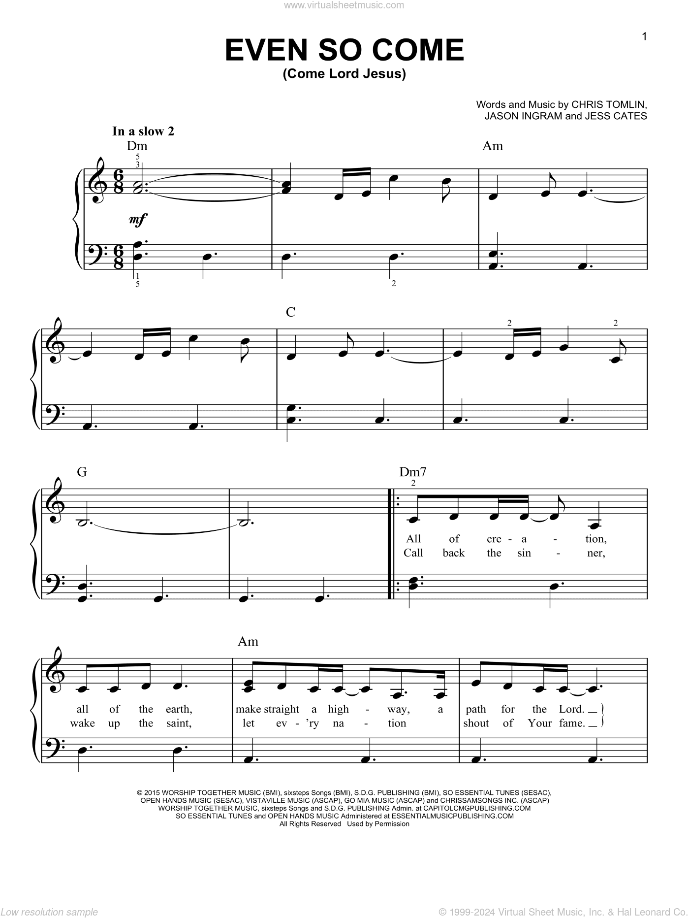 Even So Come (Come Lord Jesus) (feat. Kristian Stanfill)
