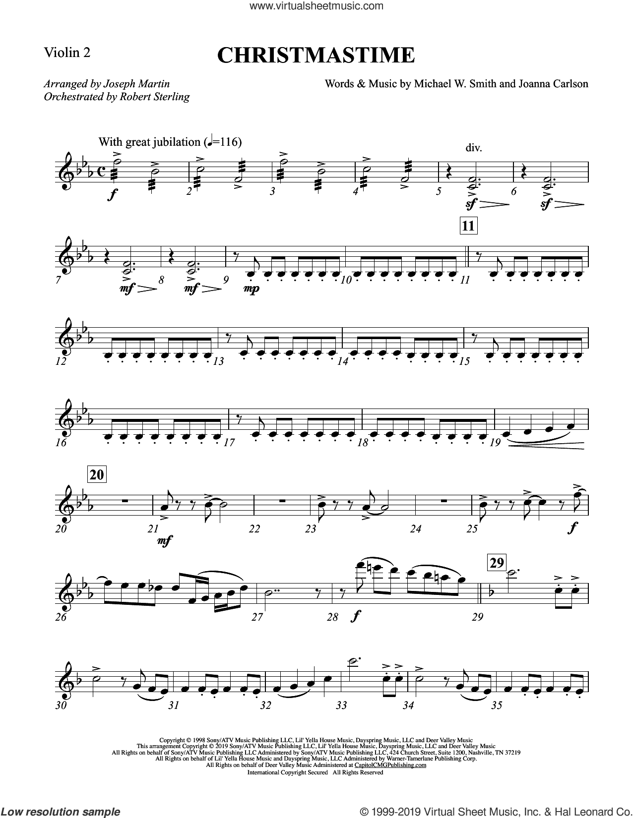 Christmastime (arr. Joseph M. Martin)