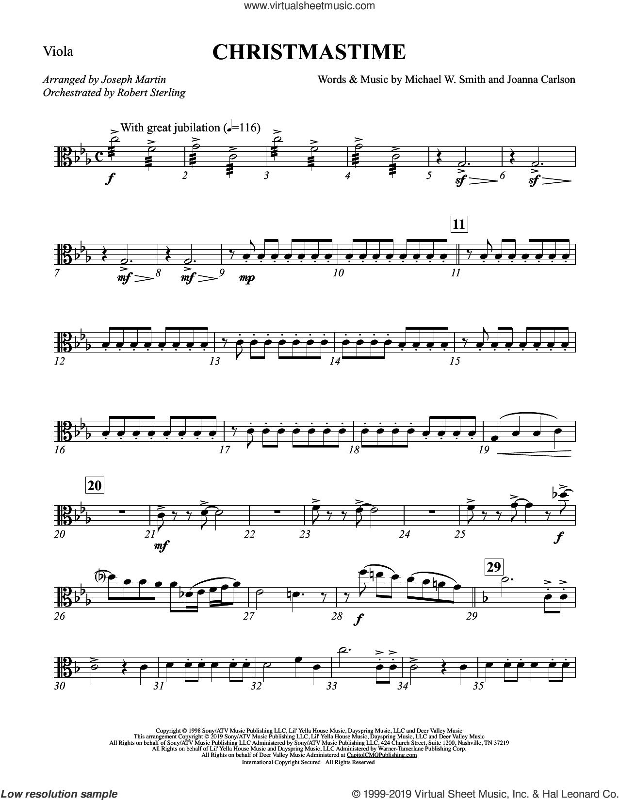 Christmastime (arr. Joseph M. Martin)