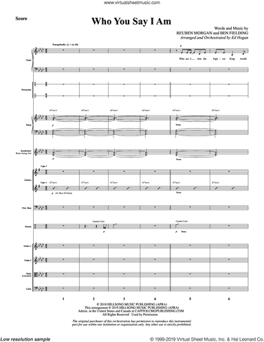 Who You Say I Am (arr. Ed Hogan) (COMPLETE)