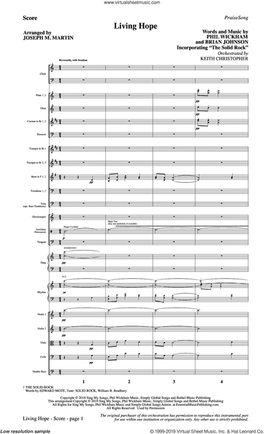 Living Hope (arr. Joseph M. Martin) (COMPLETE)