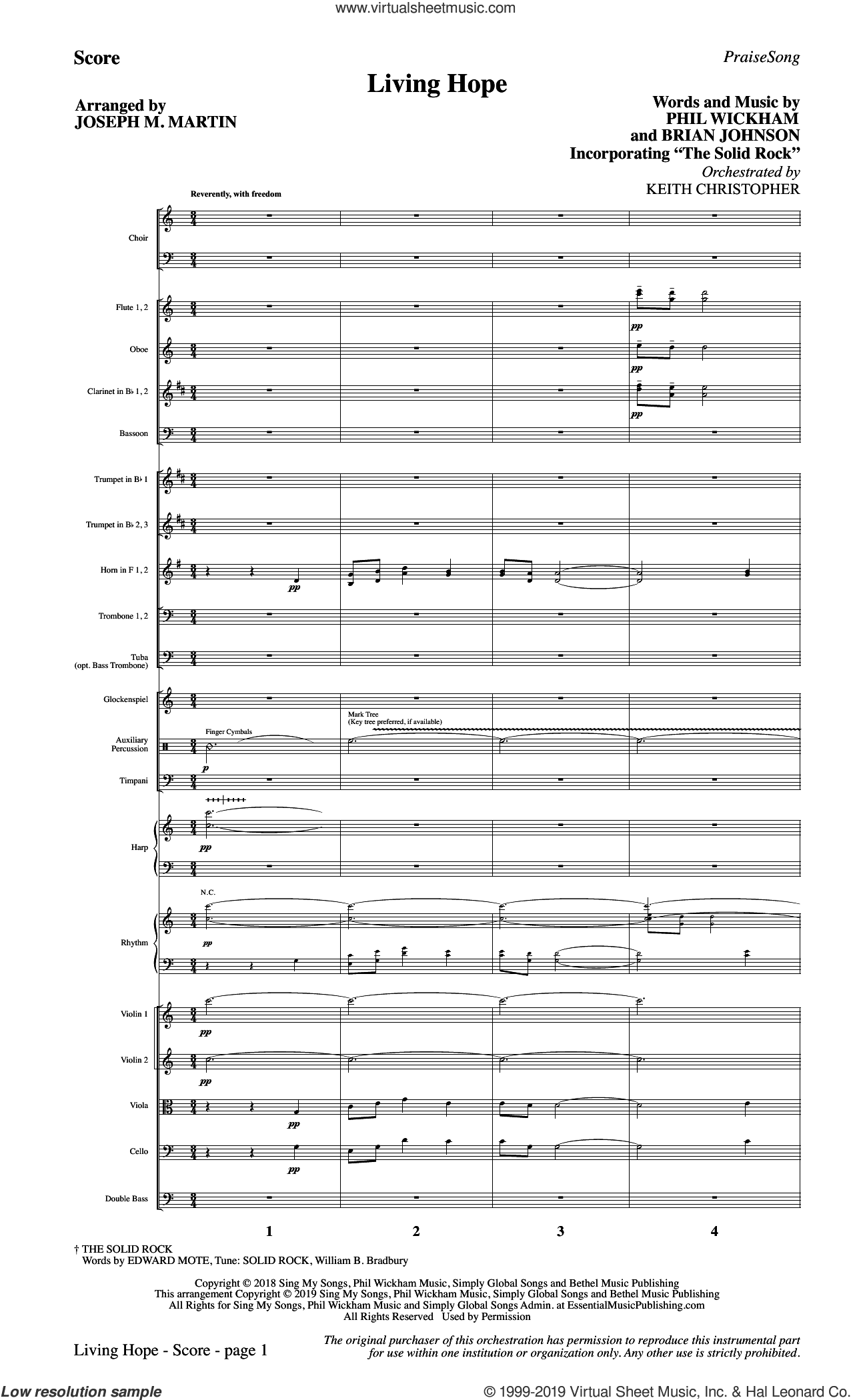 Living Hope (arr. Joseph M. Martin) (COMPLETE)